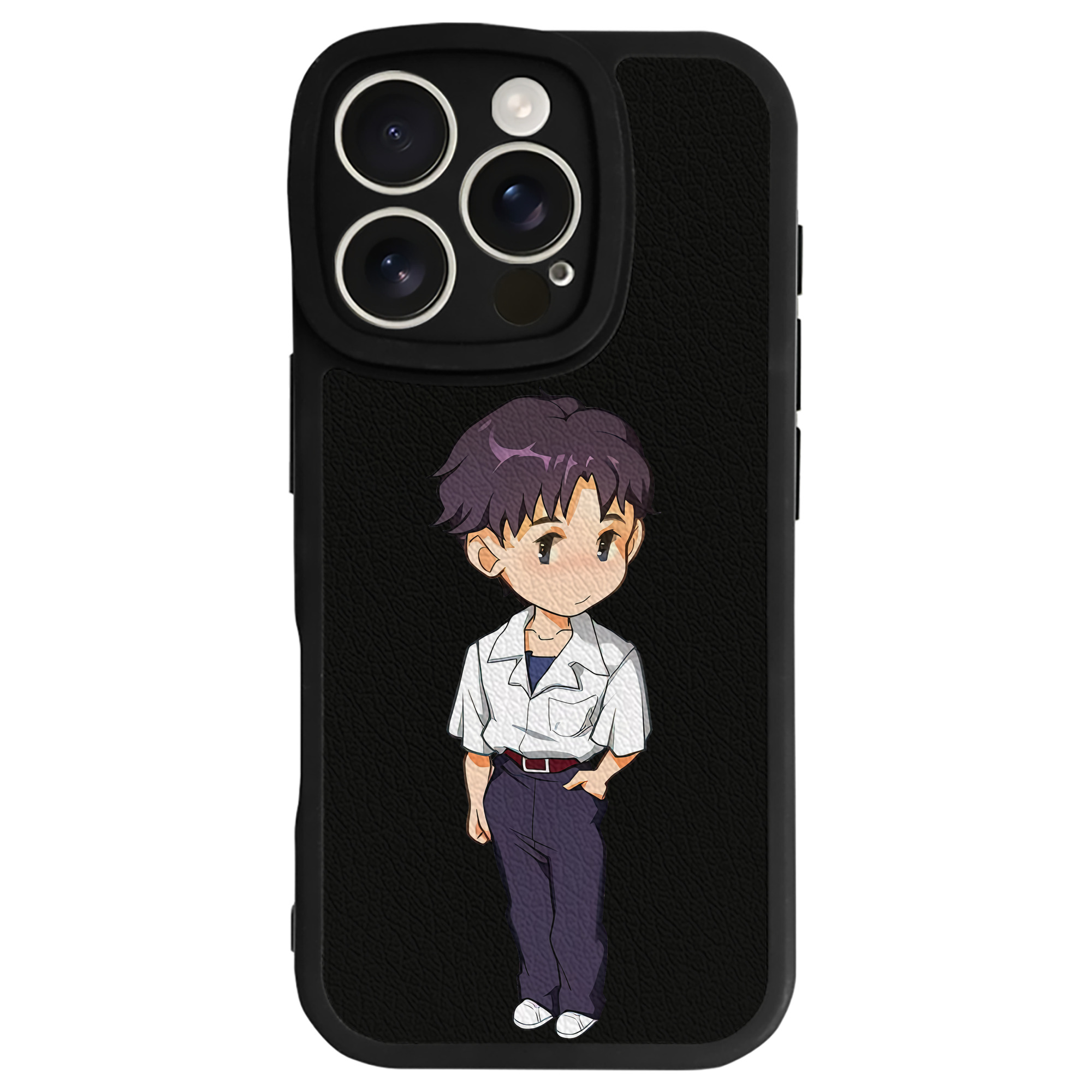 （画像用） EVA 新世紀エヴァンゲリオン 【iPhone 16シリーズ対応】シリコンスマホケース（レザー調） 材質：シリコン